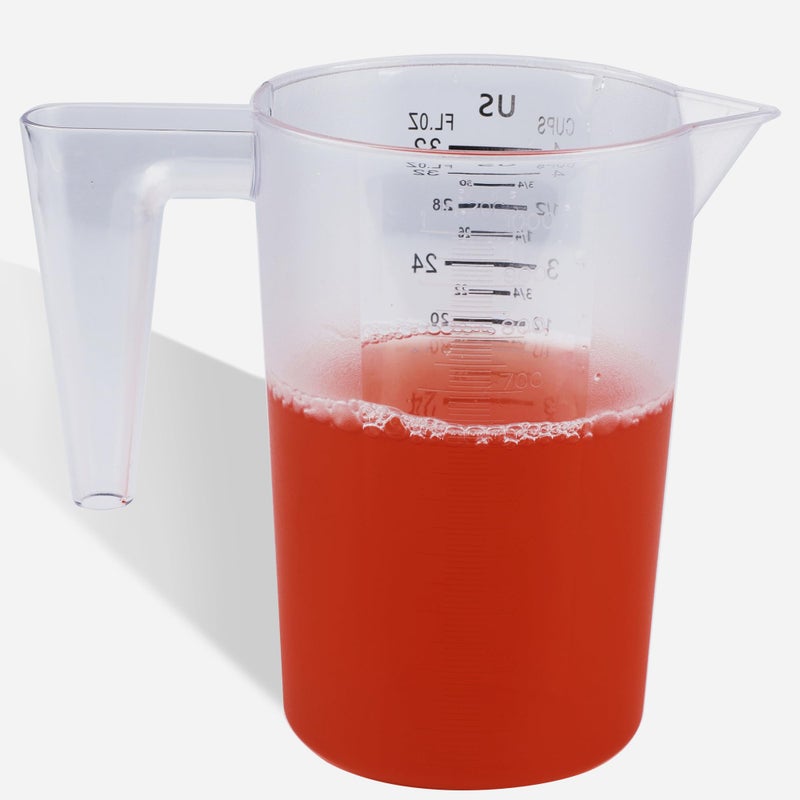 DOTINGHUX 4 Cup/32 Oz Measuring Cups, Clear, Strong Food Grade Liquid Measure Pitcher, for Home Hobbies/Professional Kitchen - Image 4