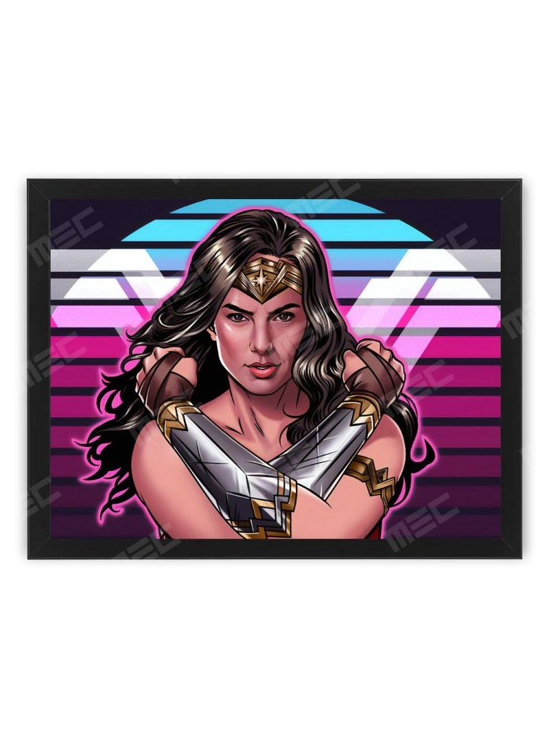 MEC Wonder Women Design Poster Frame Black 30x40 Cm - Image 1