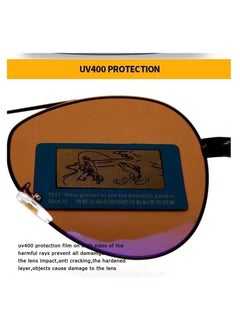 XiuWoo Fashionable Taste and Comfort in One These High-Quality Uv400 Sunglasses with Metal and Pc Frames Provide You with the Perfect Wearing Experience  - Image 4