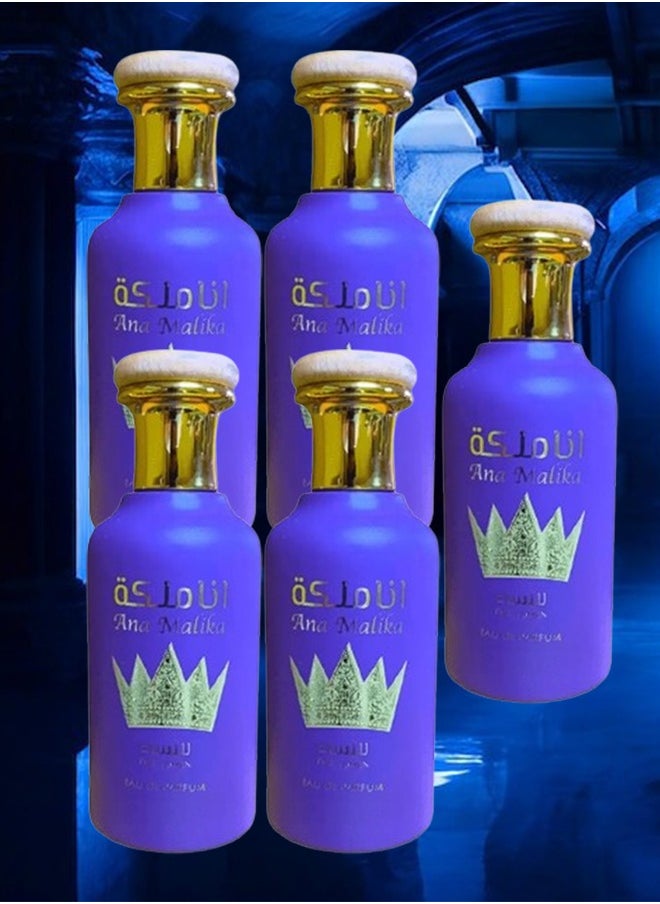 Wadi Al Khaleej 5 Pieces Ana Malika Perfume For Women 100ml EDP  - Image 1