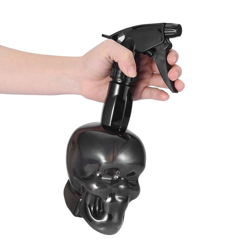 cheekyglo Hairdressing Spray Bottle, Salon Barber Hair Tools Water Sprayer Refillable Skuff Hair Salon Water Mist Sprayer 500ml(black) black - Image 1