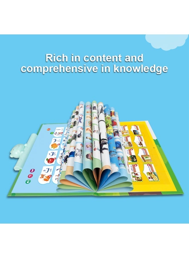 HPMY Arabic Alphabet Toy for Kids, Learn Arabic Letters, Words and Pronounce, Arabic-English Bilingual Alphabet Sound Books for Toddlers.Bilingual Early Education Ebook in English and Arabic Early Education Electronic Educational Book - Image 3