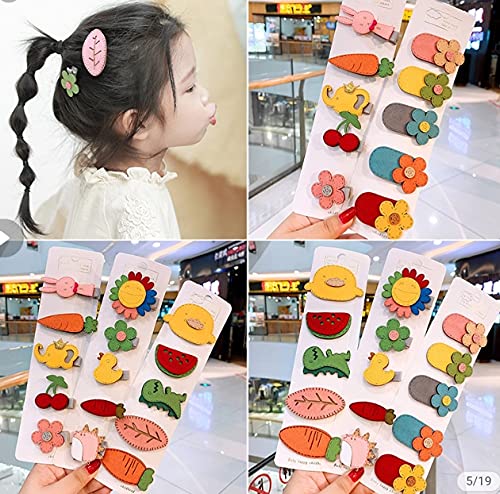 AnnaCreations 12 Pcs Random Fancy Fruit Cartoon Animal Hair Clips for Girls Hair Pins Barrettes for Baby Girls Toddlers Kids Teens Hairpins Hair Accessories - Image 4
