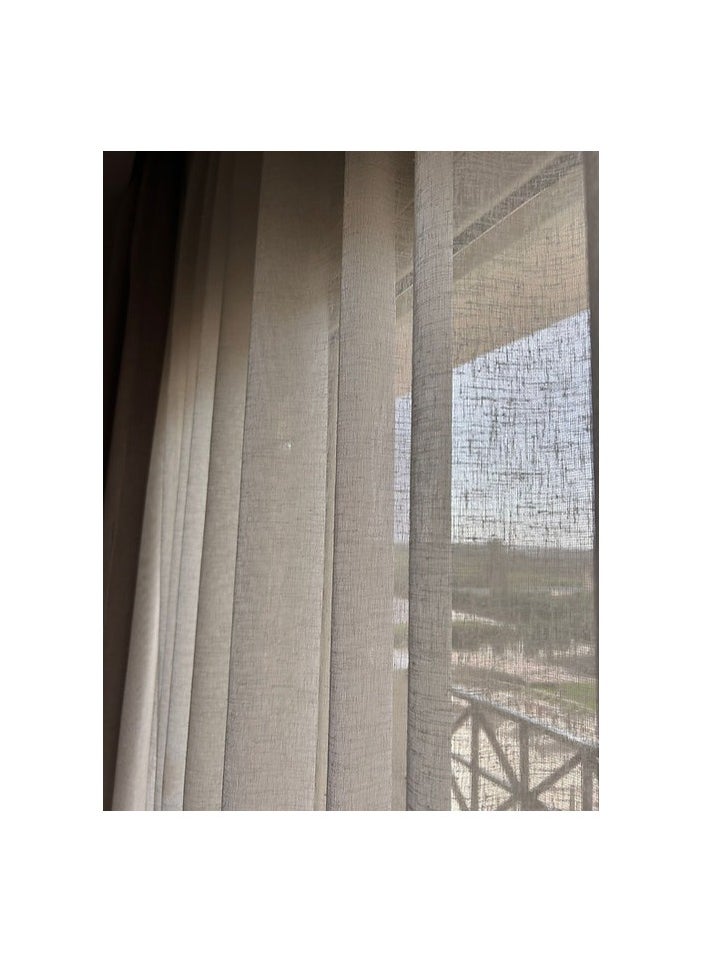Cartela Curtains - Curtains-SH-LN-Offwhite (code 501) - Image 1