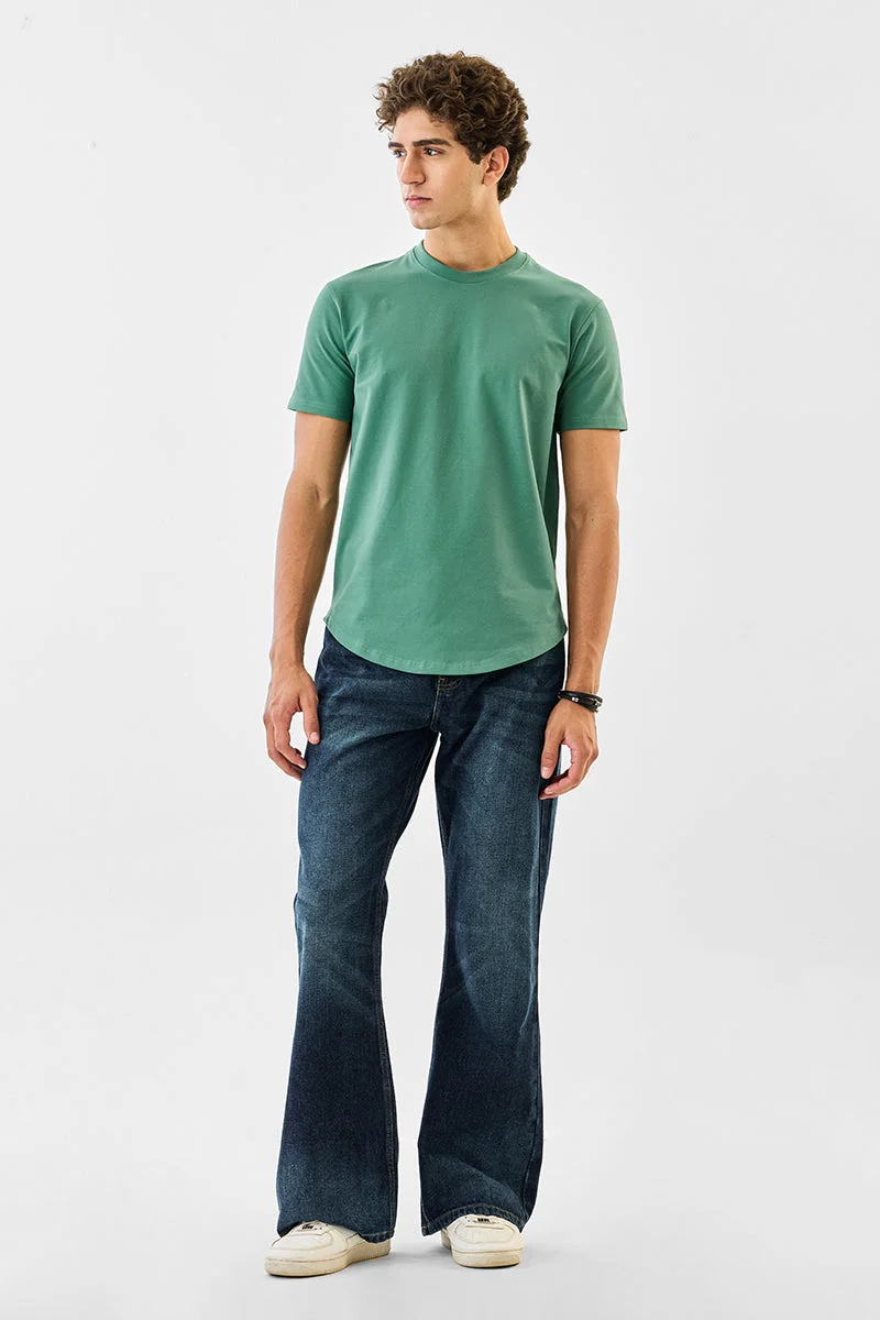 SNITCH Apple Cut Slim Fit Crew Neck T-Shirt