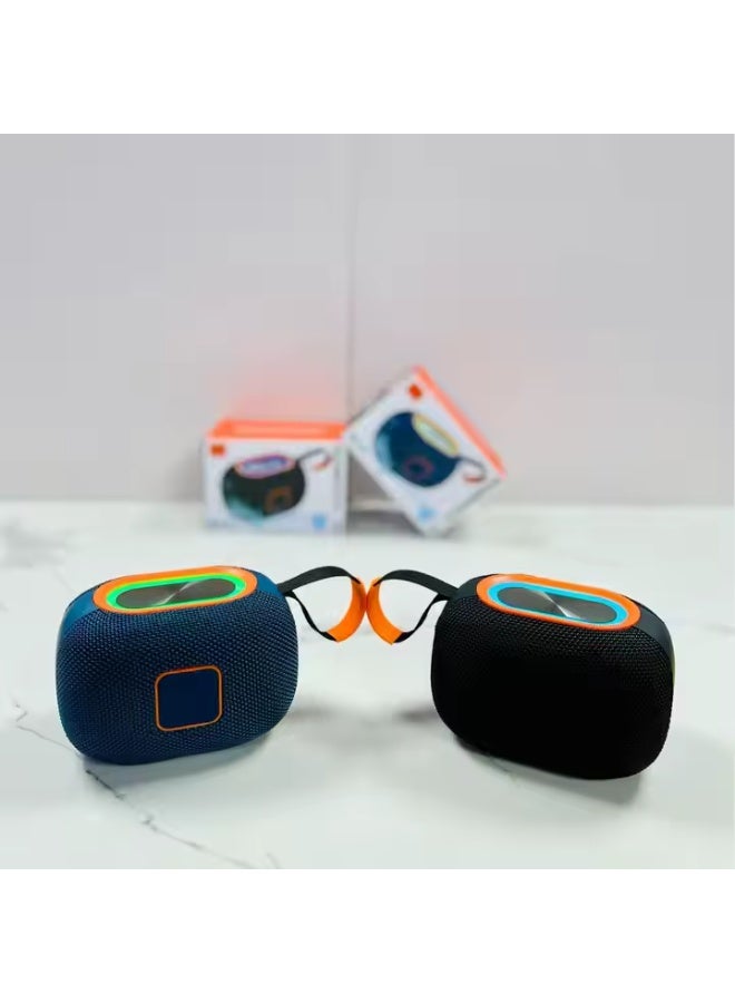 X-910 RGB LED Portable Wireless Led Wireless Speaker with FM Radio Support BT/USB/AUX Woofer Bass Stereo Mini Speaker - Image 3