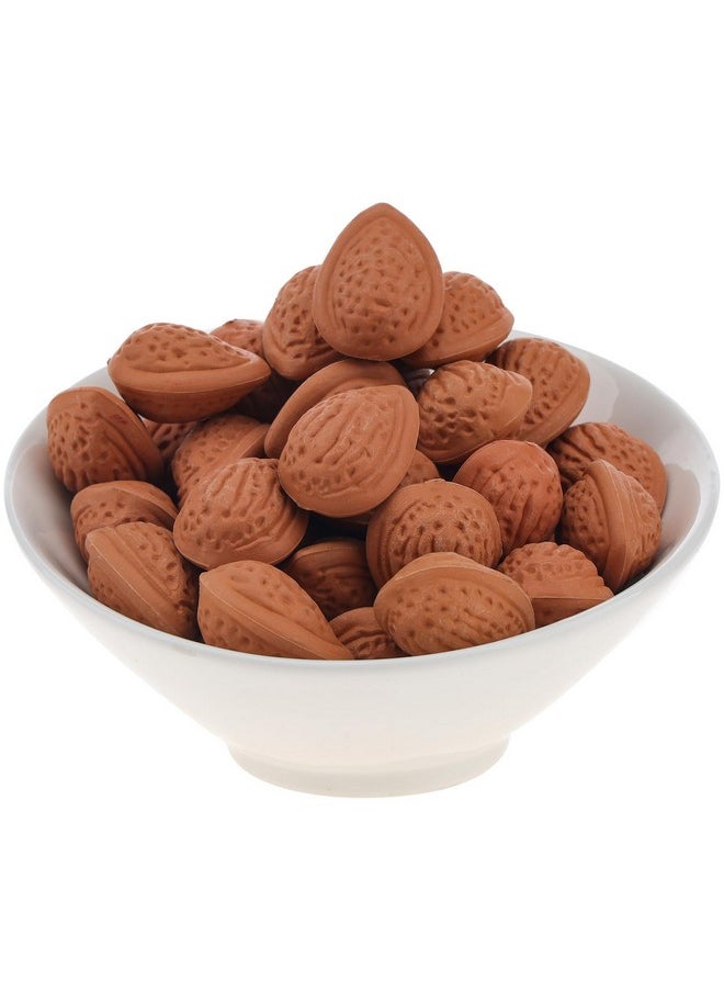 Gresorth Gresorth Nut Decoration Artificial Fake Almond Food Model Lifelike Realistic Imitation Snack Display Wedding Christmas Thanksgiving 40pcs  - Image 1