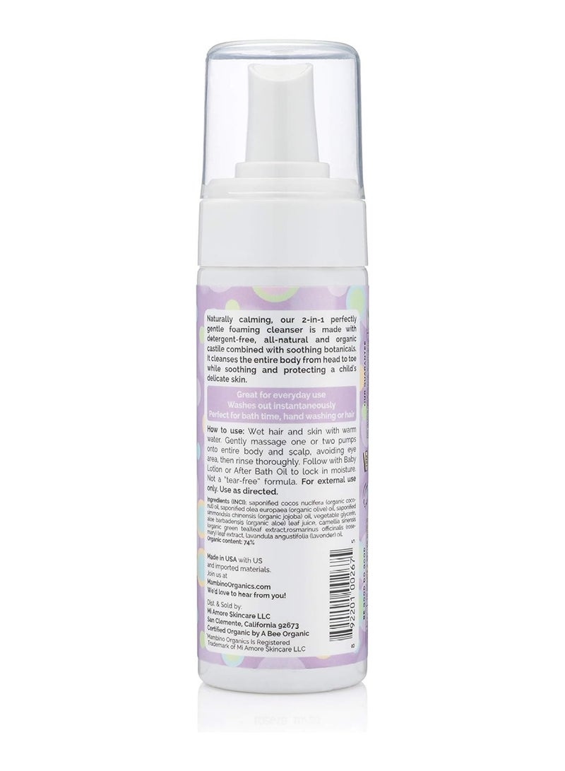 Mambino Organics Baby Kids Wash And Shampoo Soothe Me 5 5 Fluid Ounce - Image 2