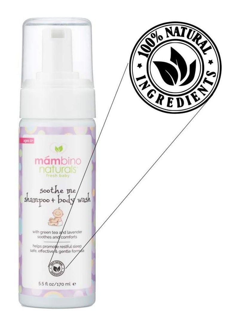 Mambino Organics Baby Kids Wash And Shampoo Soothe Me 5 5 Fluid Ounce - Image 3