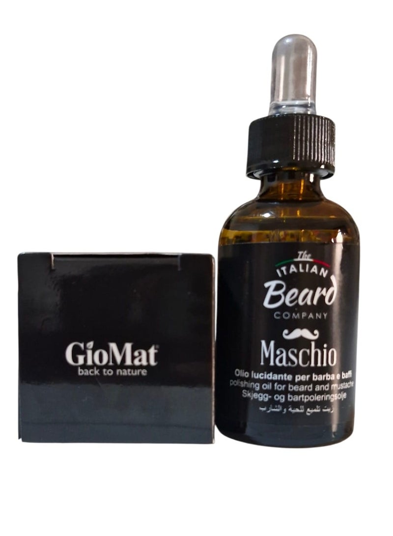 GioMat The Italian Beard MASCHIO - Polishing Beard Oil 30ml - Image 5