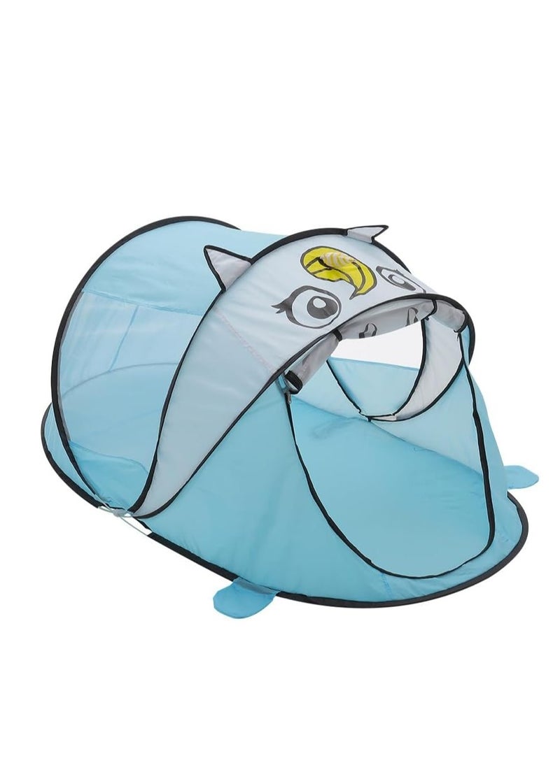 Generic Kids Portable Pop up Play Tent, Automatic Setup Outdoor and Indoor Fun House with Net Anti Mosquito Instant Foldable Playhouse Beach Carrying Bag for Girls Boys  - Image 4
