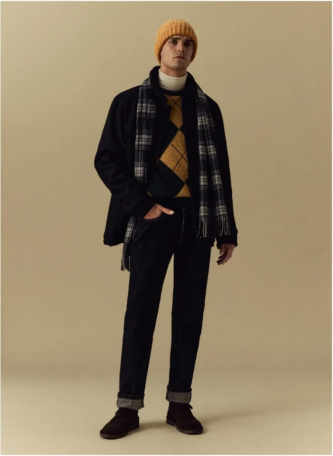 او في اس Ovs Men'S Long Jackets