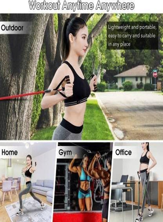Shopeleven Resistance Band for Workout Fitness Training Loop Bands for Men and Women Resistance Band Set & Exercise Band Home and Gym Exercise Pull Up Band & Toning Band (Pack of 11, Multi Colored) - Image 5