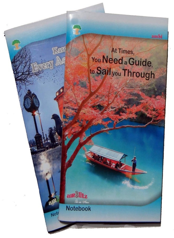 amblitz Regular Register | Soft Cover Notebook |17 x 27 cm | 184 pages | Pack of 4 | Single Line | - Image 2