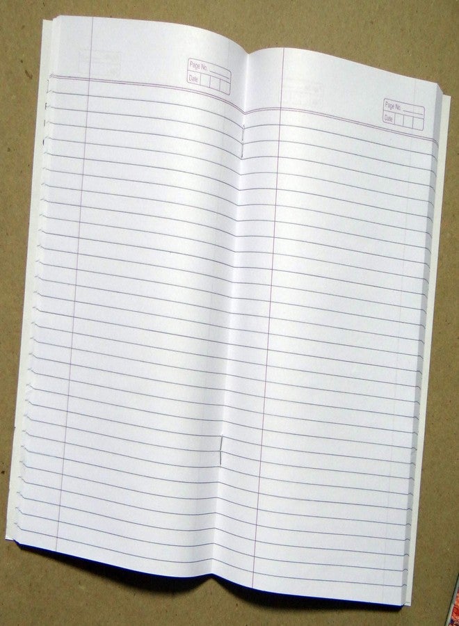 amblitz Regular Register | Soft Cover Notebook |17 x 27 cm | 184 pages | Pack of 4 | Single Line | - Image 3