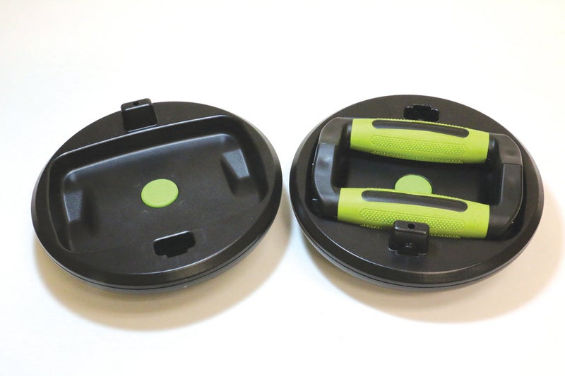 GoFit Pivoting Push Up Pods - Portable System Black Large - Image 3