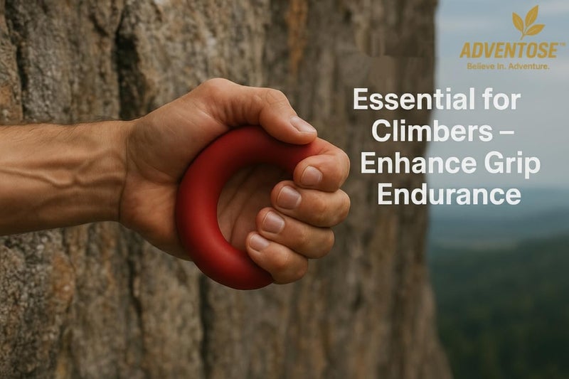 Adventose™ Weight Training Handgrip | 40kg Grip Strengthener Ring for Finger, Hand & Forearm | Red Silicone Gripper for Athletes, Climbers, Rehab, Stress Relief – 40 kg (Red, Pack of 1) - Image 4