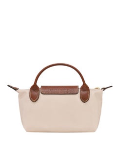 Longchamp Ladies' handbag, mini makeup bag, shoulder bag paper white  - Image 5