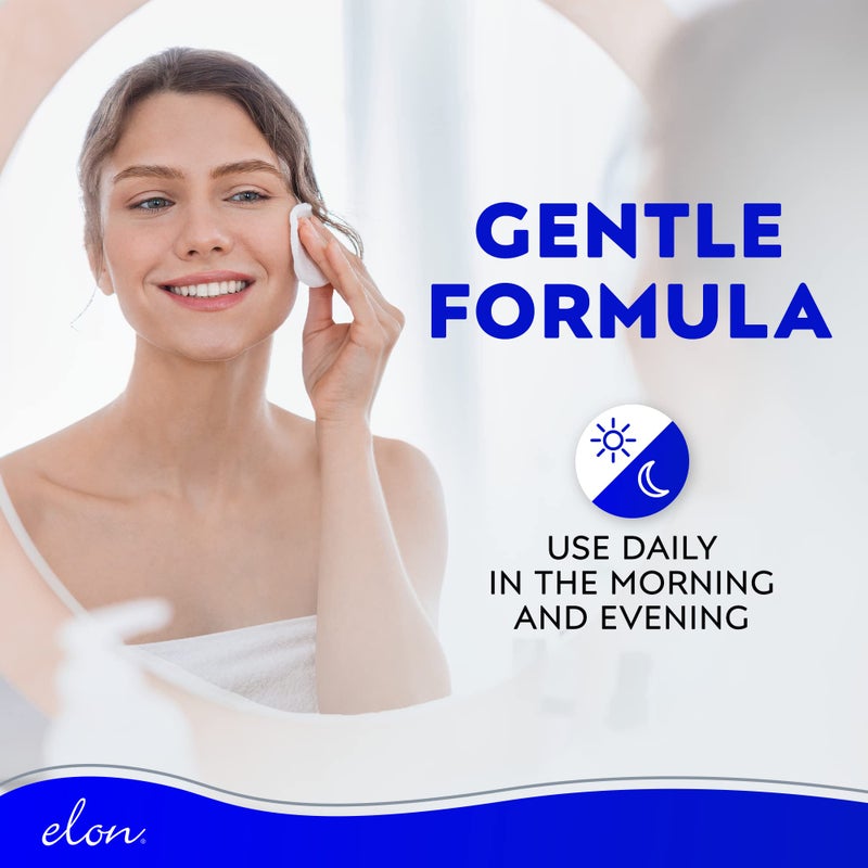 Elon Daily Facial Cleanser - Hydrating Skin Cleanser w/Botanical Extracts - Daily Face Wash- Suitable For All Skin Types (6 fl. oz.) - Image 3