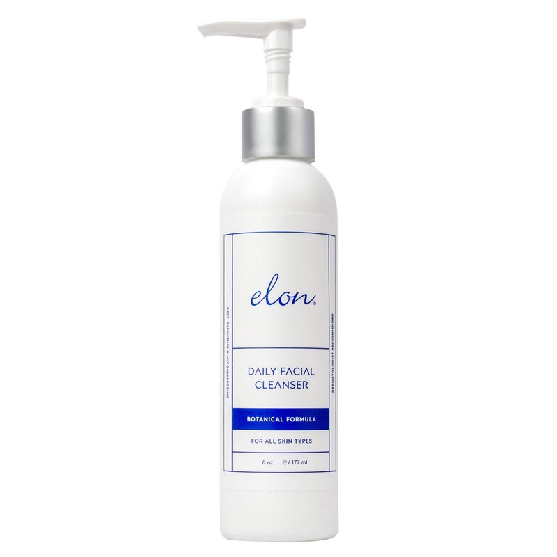 Elon Daily Facial Cleanser - Hydrating Skin Cleanser w/Botanical Extracts - Daily Face Wash- Suitable For All Skin Types (6 fl. oz.) - Image 1