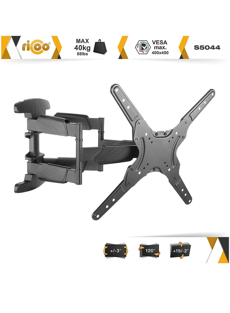 LED/ Curved TV Wall Mount, Universal, Full Motion TV Wall Mount for 23-55 Inches LED LCD Flat Curved Screen TV. - Image 2