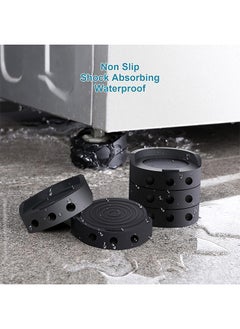 Depend 4 PCS Anti Vibration Pads For Washing Machine, Universal Shock Absorbing Washer Pads For Washer Tumble Dryer, Non Slip Rubber Feet Pads Vibration Damper For Washer, Fridges, Sofa, Subwoofers  - Image 2