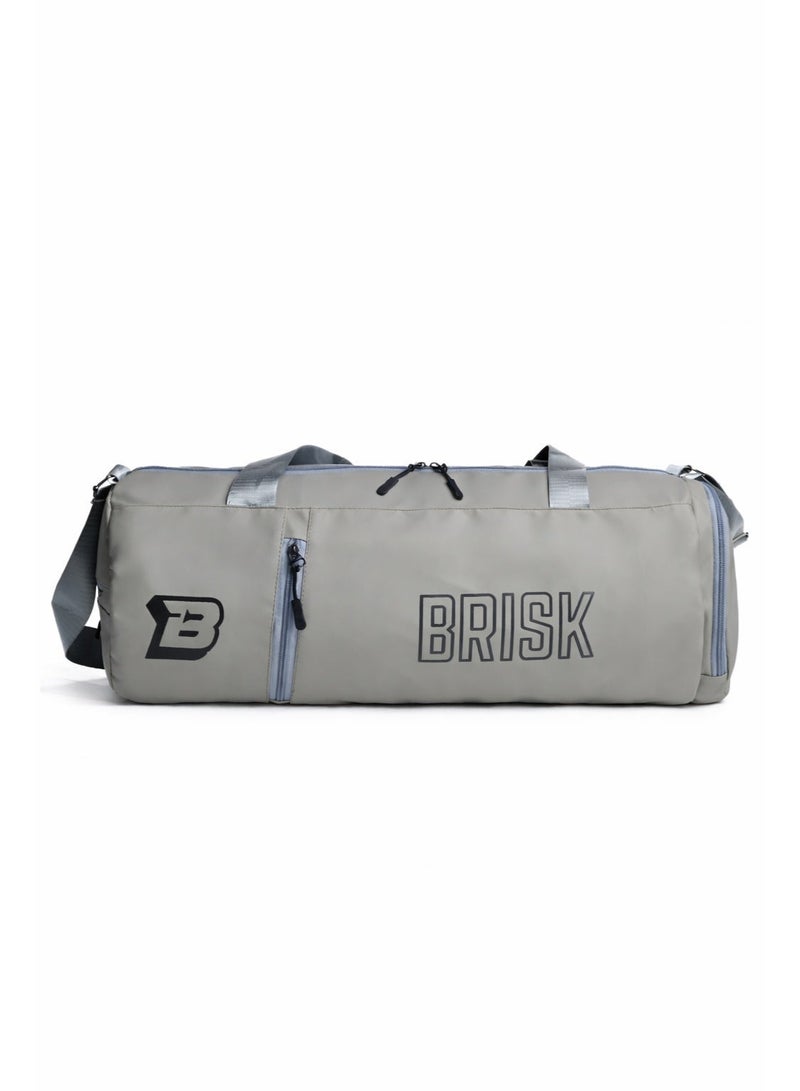 BRISK Unisex Waterproof Gym Duffel Bag – Stylish Printed Design, Perfect For Sports & Travel - Image 1