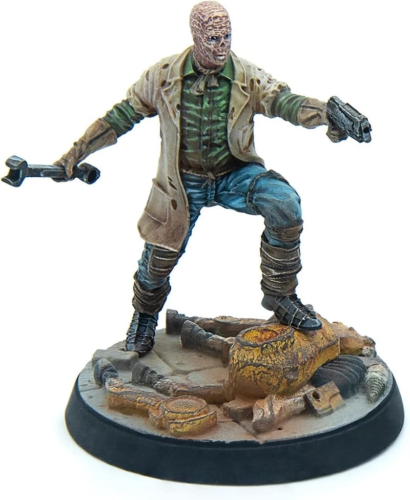 Modiphius Entertainment Fallout Wasteland Warfare: Survivors - Ghoul Settlers (The Slog) - 6 Unpainted Resin Miniatures, includes Scenic Bases, 32MM Scale Figures, Roleplaying Game Minifigures - Image 4