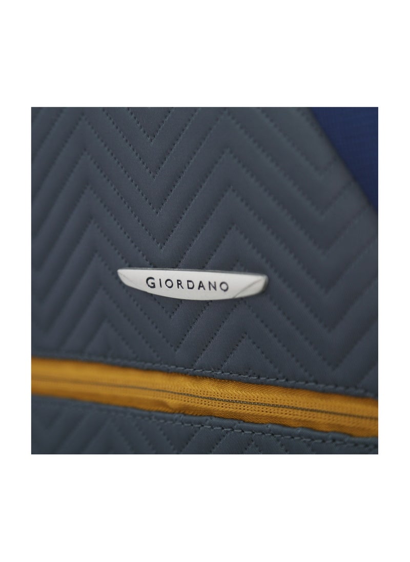 GIORDANO Giordano Softside Luggage Trolley Bag 3 Pieces set,Blue (S-20,M-24,L-28 Inch)  - Image 3