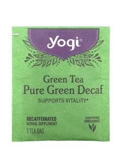 Yogi Tea Yogi Tea, Green Tea Pure Green, Decaf, 16 Tea Bags, 1.09 oz (31 g)  - Image 3