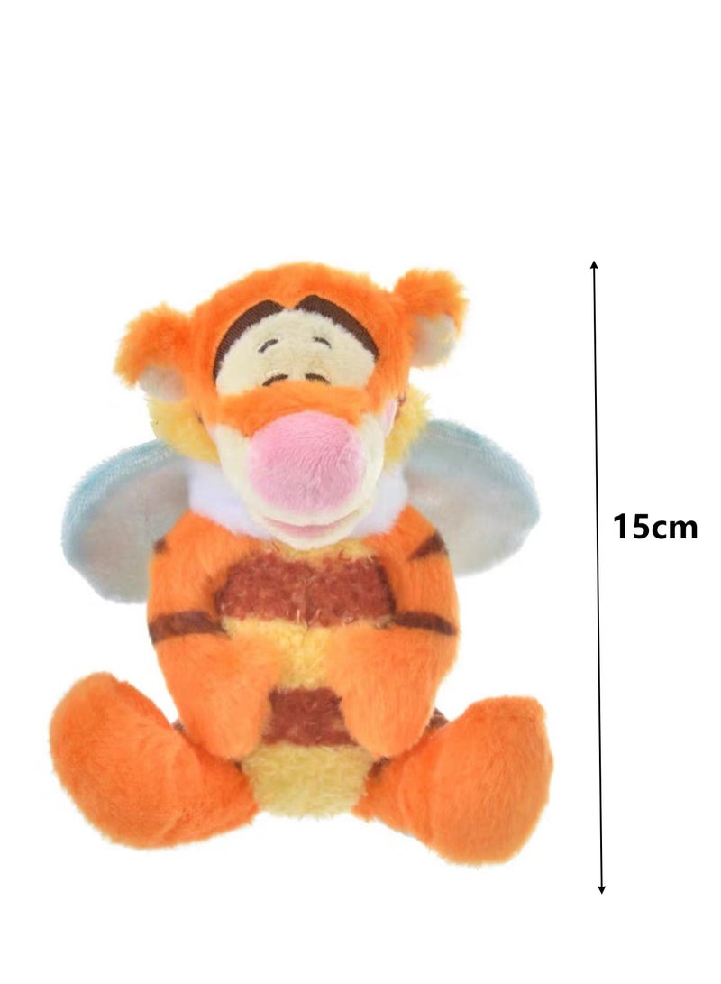 (15cm Bee Tigger) Cute Bee Family Dress Up Series Plush Toy Keychain Backpack Decoration  - Image 2