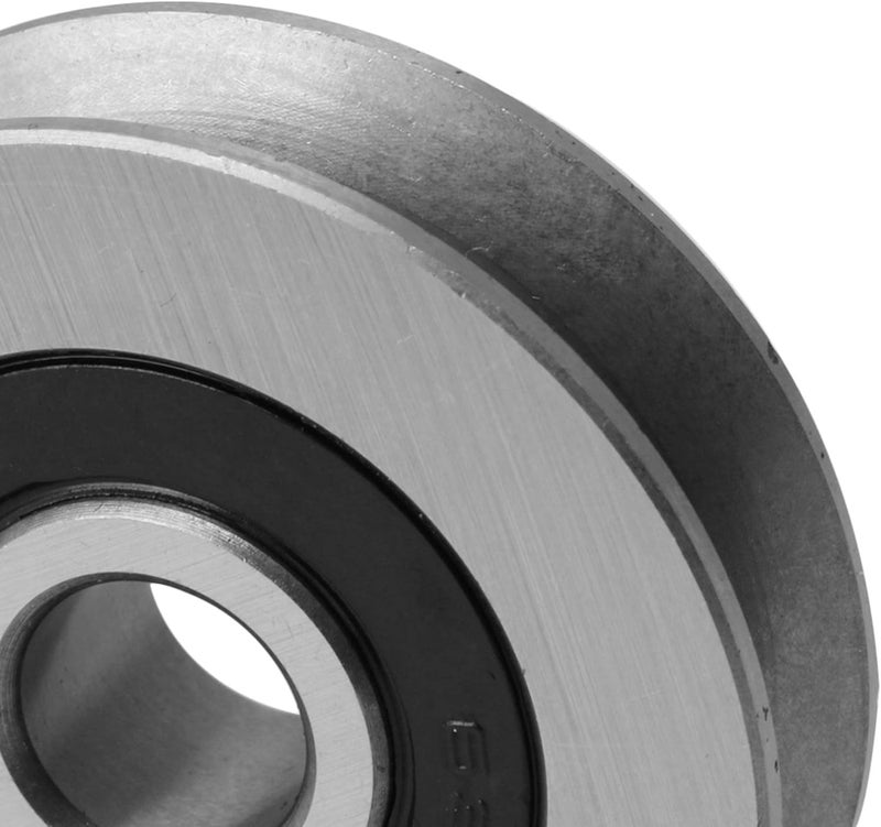 CNBTR Iron Bearing Steel Cable Pulley U-Shape Groove Wheel 12x50x13mm Bearing Idler Pulley Load-Bearing 512KG for Industry Equipment - Image 5
