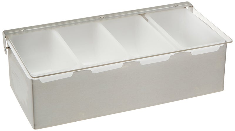 Winco 4 Comp Condiment Dispenser - Image 1