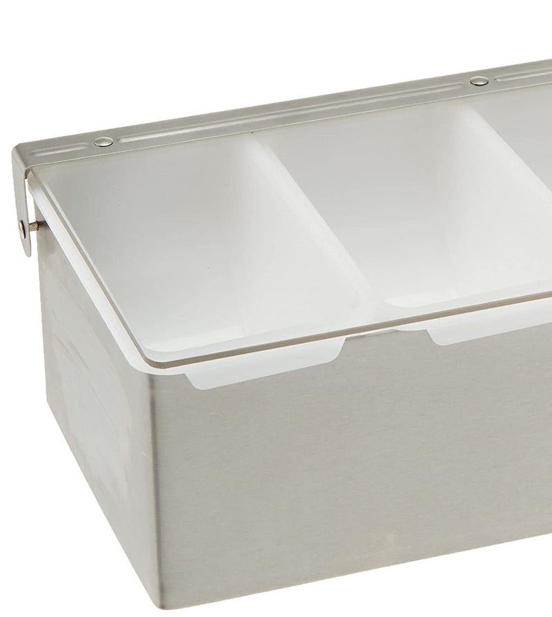 Winco 4 Comp Condiment Dispenser - Image 2