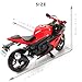 Risopen 112 Motorcycle Model Toy for Suzuki GSX R1000R Metal Diecast with Plastic Motorcycle Model No Assembly Required Mini Finished Moto Gift for AdultRed - Image 4