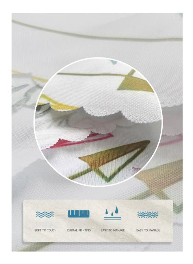 Anna Rectangular Waterproof and Oilproof Printed Tablecloth - Decorative Fabric - Image 3