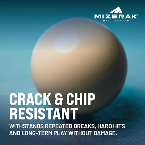 Mizerak Replacement Cue Ball – Regulation Size & Weight – Durable, Scratch-Resistant – Standard Pool Table Cue Ball - Image 4