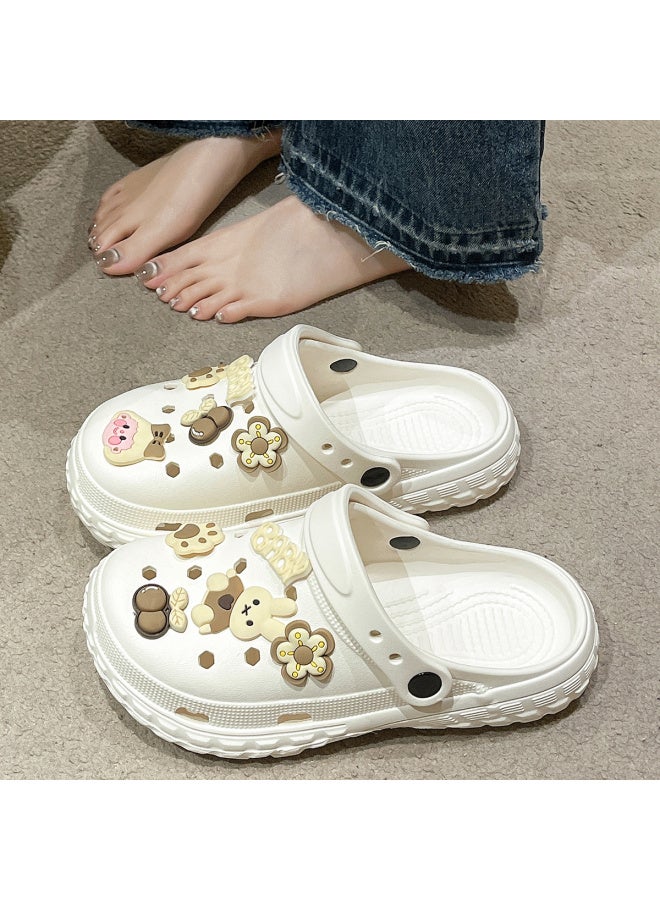 Children's Slippers Girls' Summer Cave Shoes Baby Home Non-slip Boys' Big Children Parent-child Sandals For Women