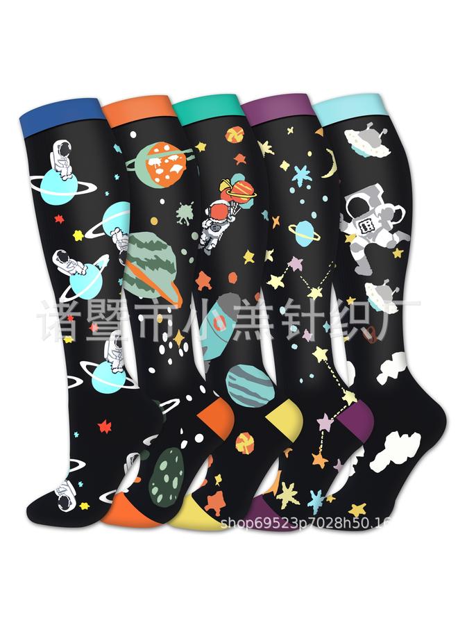Bluejw Exclusive For New Combination Sports Pressure Socks Outdoor Mountaineering Riding High Elastic Compression Socks Calf Socks  - Image 5