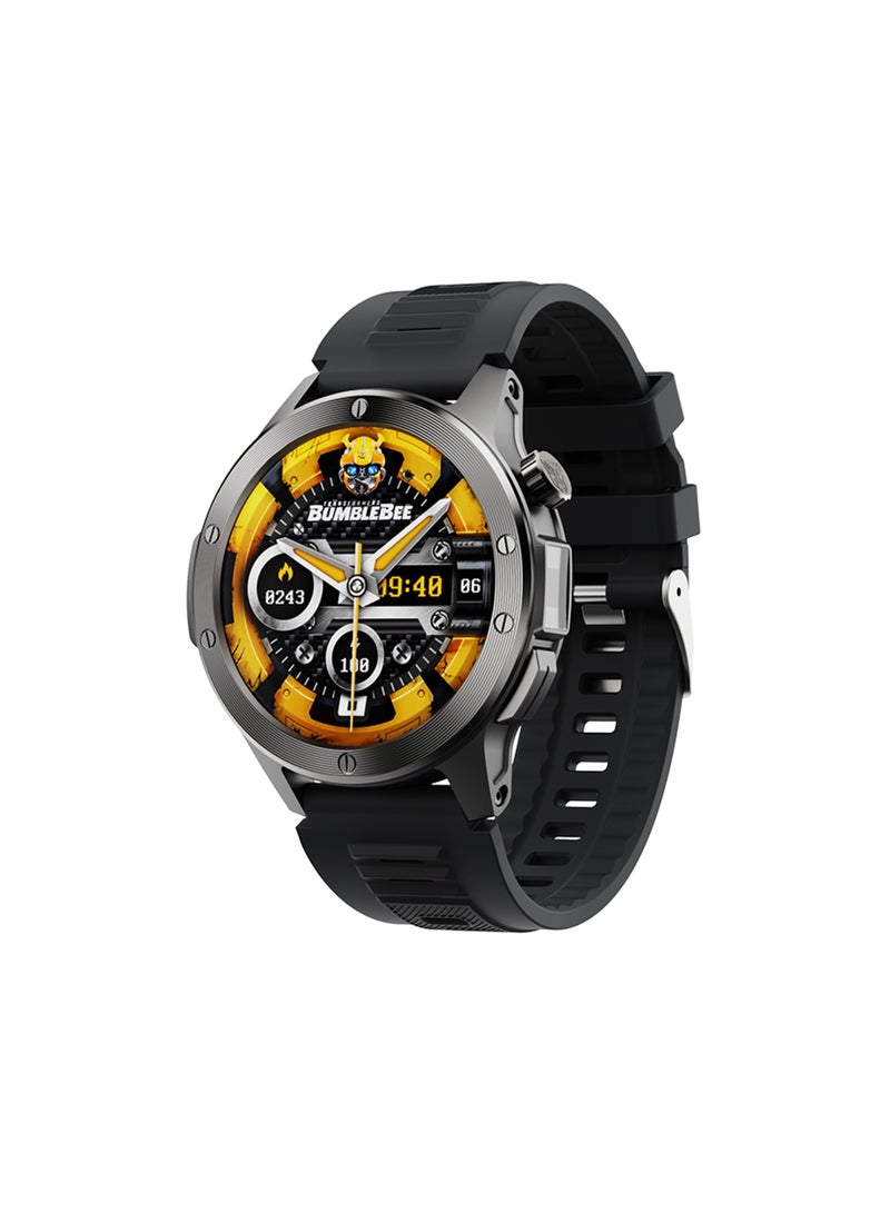 TRANSFORMERS TF-H09 Fitness Smart Watch with Advanced Health Tracking, 1.39” TFT Screen, IP68 Waterproof, 290mAh Battery, Bluetooth Call & Message Notifications, and Multi-Sport Modes for Android & iOS Compatibility - Grey - Image 4