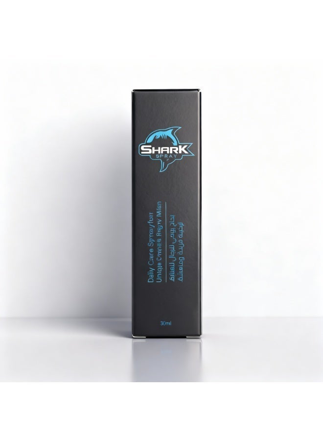 Shark Men's Freshness and Care Spray with a Unique Formula – 30ml - Image 1