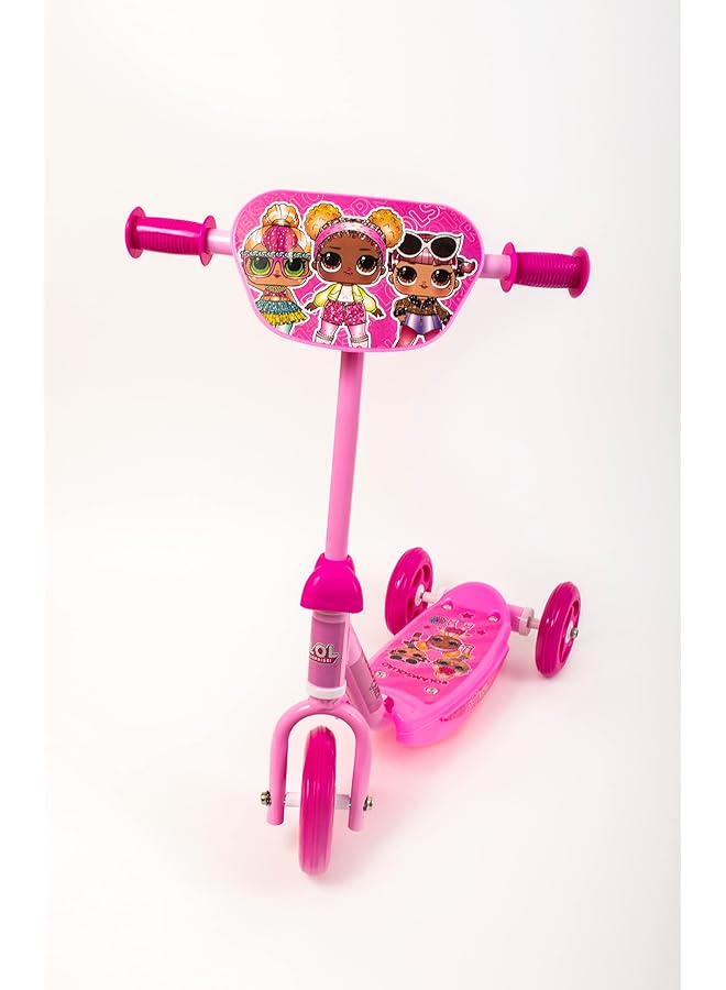 رينبو ماكس سكوتر لول كيدز (3) عجلات وردي - Image 1