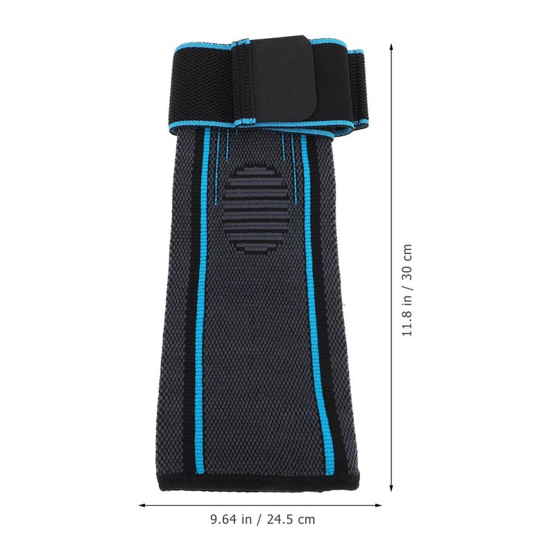 Blue Compression Sports Ankle Support Wrap For Basketball Injury Prevention - Image 3
