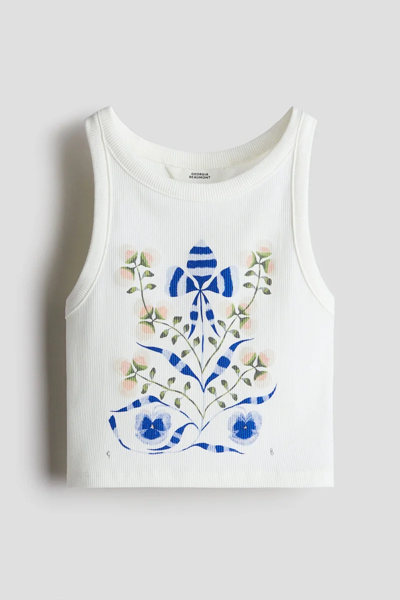 H&M Printed vest top
