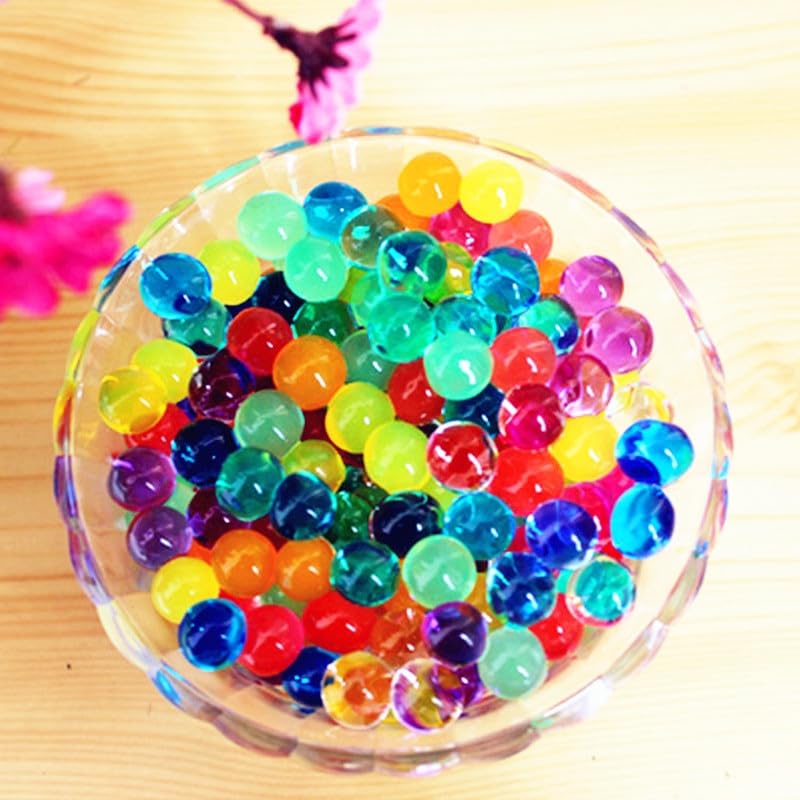 SSKR Crystal Jelly Water Balls Rubber Jelly Beads Growing Orbeez, Round - Pack Of 5000 Pcs, 0.2 Cm - Image 3