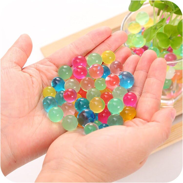 SSKR Crystal Jelly Water Balls Rubber Jelly Beads Growing Orbeez, Round - Pack Of 5000 Pcs, 0.2 Cm - Image 5