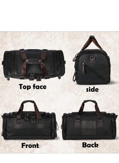 Generic Travel Duffel Bag, Vegan Leather Gym, Carry On, Weekender Overnight Luggage Bag, Lightweight & Large Duffle Water-proof Durable  - Image 4