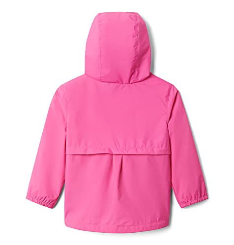 Columbia Youth Girls Switchback II Rain Jacket, Pink Ice, Large - Image 5
