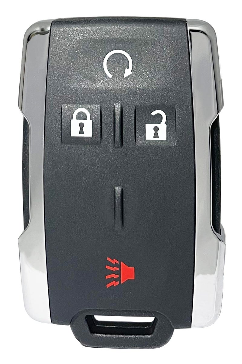 Arruweer Smart Key Fob Case Shell Fit for Chevy Chevrolet Silverado Colorado/GMC Sierra Canyon 2014 2015 2016 2017 M3N-32337100 Keyless Entry Remote Control Car Key Fob Cover Casing (1) - Image 1