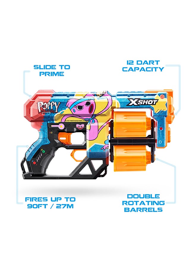 زورو إكس-شوت Skins Dread 12 Darts Poppy Playtime S1 - لعبة تصويب الحركة للأطفال والمراهقين والبالغين والأولاد والبنات وأنشطة العطلات الخارجية وهدايا للأطفال من سن 8 سنوات فما فوق  - Image 5